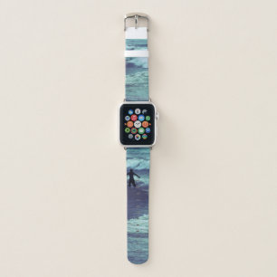 Man on Sea Waves Apple Watch Band