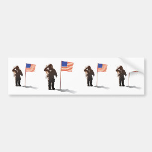 Man on the moon - Astronaut Bumper Sticker