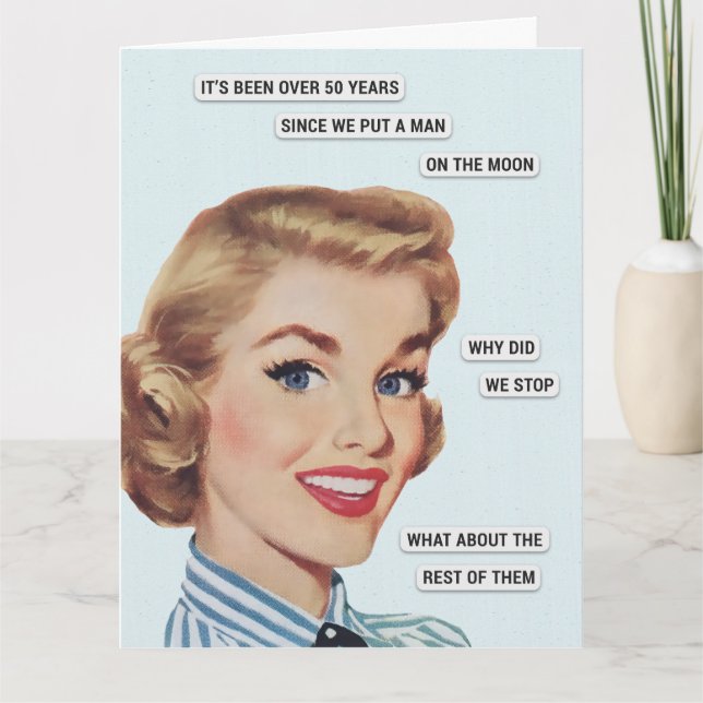 Man On The Moon Card (Front)