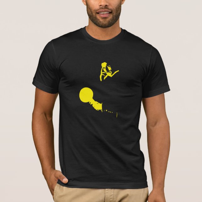 Man Out of Time (Electric Yellow) T-Shirt (Front)