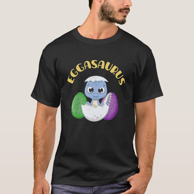 Man Papasaurus Rex Top For Men Retro Family Presen (Front)