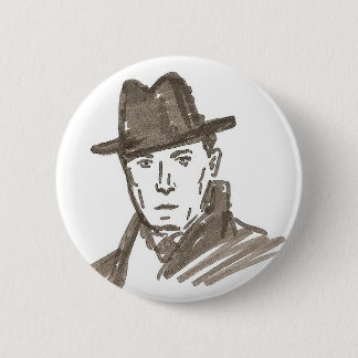 man pinback button
