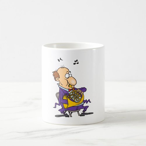 Man Playing A French Horn Coffee Mug