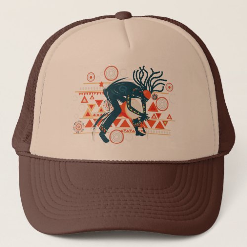 Man Playing Djembe African Music Vector Trucker Hat