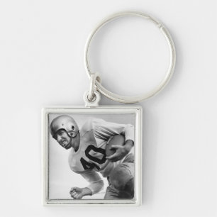 Man Playing Football 3 Keychain