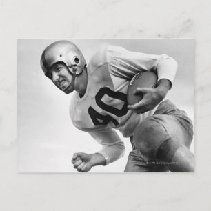 Man Playing Football 3 Postcard