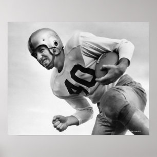Man Playing Football 3 Poster