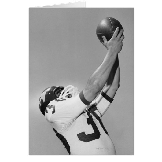 Man Playing Football Cards (Front)