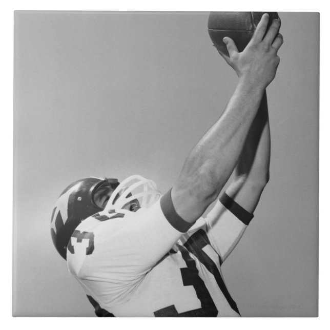 Man Playing Football Tile (Front)