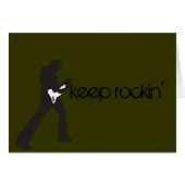 Man Playing Guitar Silhouette (Front Horizontal)