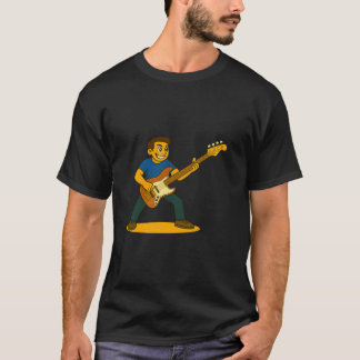 Man playing Jazz bass T-Shirt