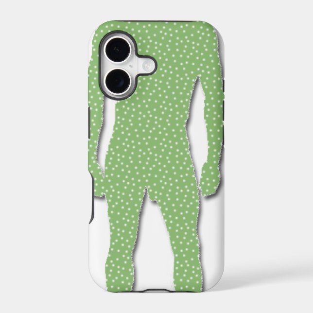 Man Posing Iphone Case (Back)