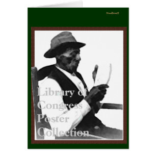 Man Reading a Story Cards