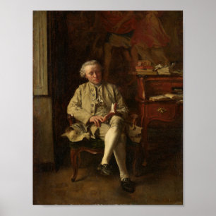 Man Reading Poster
