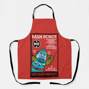 Man Robot The Perfect Man    Apron