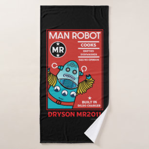 Man Robot The Perfect Man      Bath Towel