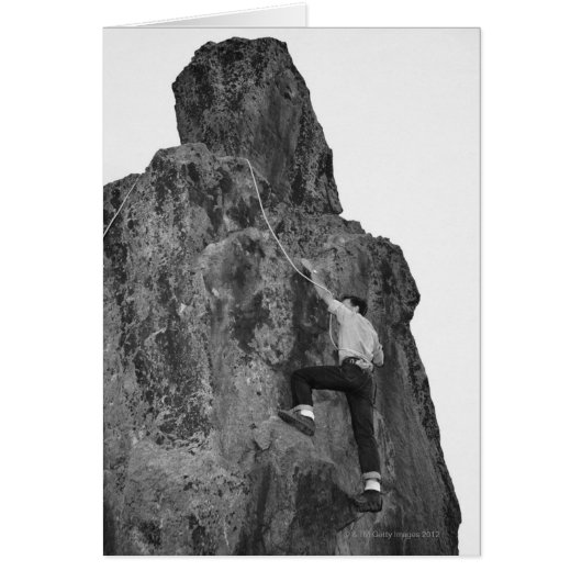 Man Rock Climbing Cards (Front)