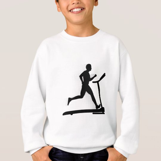 Man Running on a Treadmill Sweatshirt
