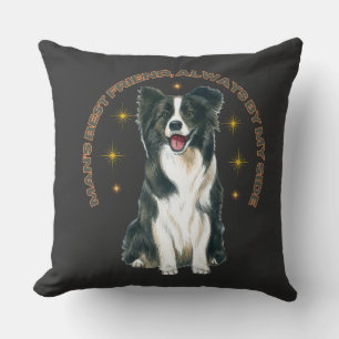 Man’s best Friend, always by my side Throw Pillow
