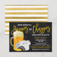 Man Shower Baby Invitation