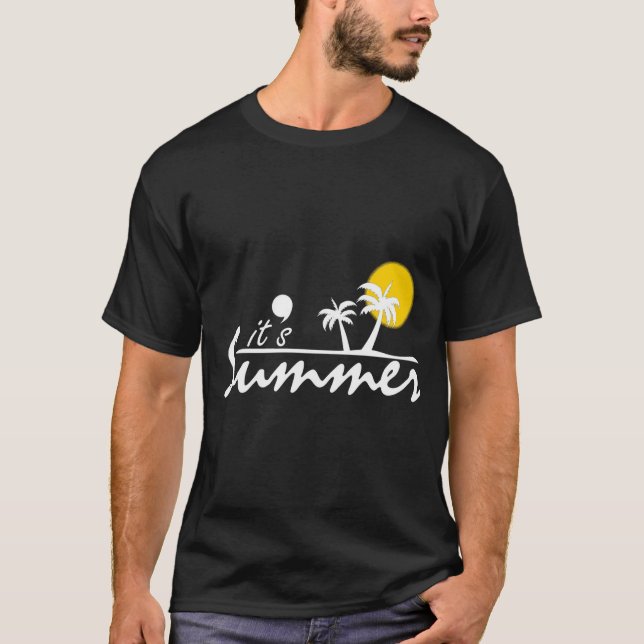 man simple  summer t-shirt  (Front)