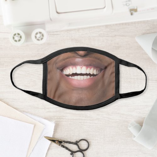 Man Smiling Mouth Funny Smile Expression Face Mask