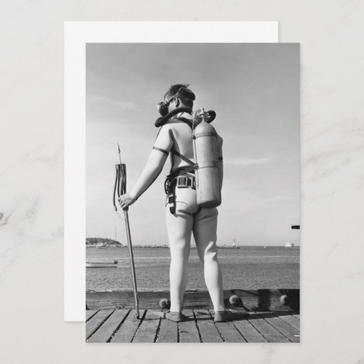 Man Standing on Pier (Front/Back)