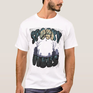 Man T-Shirt Spooky Vibes Graffiti Style
