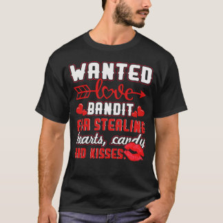 Man T-shirt With Valentine Fun Sentence.
