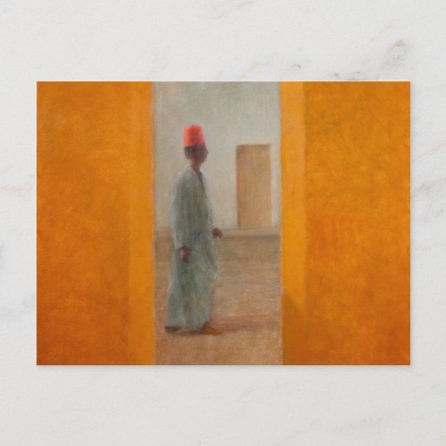 Man Tangier Street 2012 Postcard (Front)