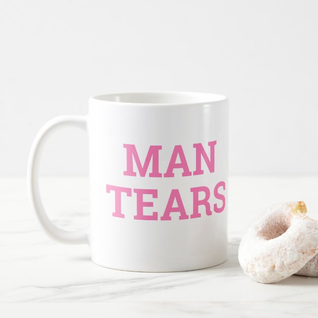 MAN TEARS MUG (With Donut)