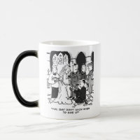 Man Tries to Propose at a Church Wedding - Funny Magic Mug