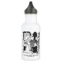 Man Tries to propose to Bride at a Wedding - Funny Stainless Steel Water Bottle