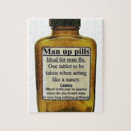 Man Up Pills Jigsaw Puzzle