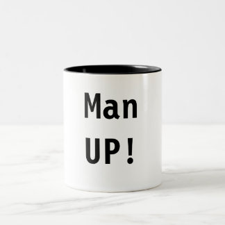 Man UP! Two-Tone Coffee Mug