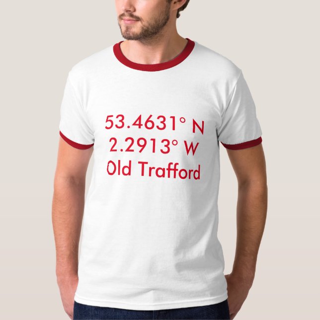 Man Utd - Coordinates T-Shirt (Front)