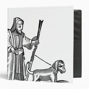 Man Walking his Dog Binder
