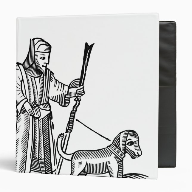 Man Walking his Dog Binder (Front/Inside)