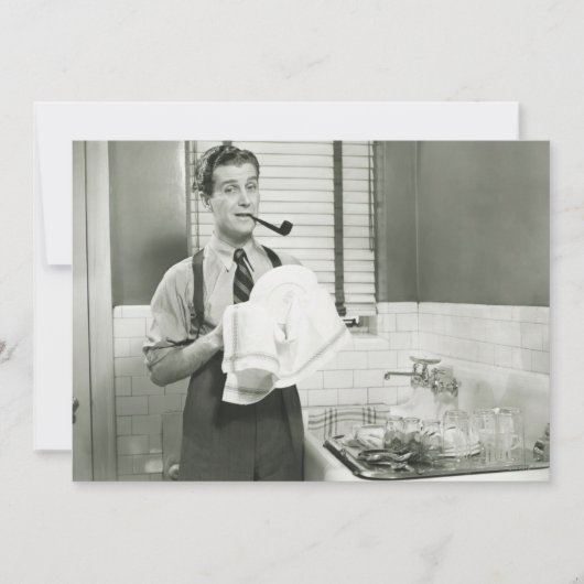 Man Washing Dishes (Front)