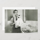 Man Washing Dishes (Front/Back)