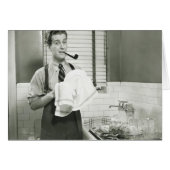 Man Washing Dishes (Front Horizontal)