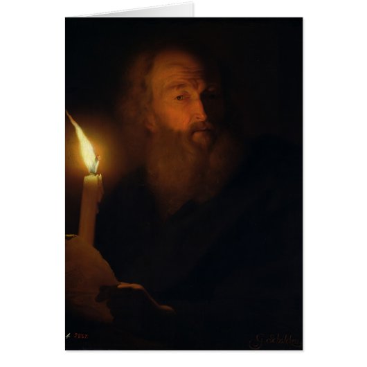 Man with a Candle Cards (Front)