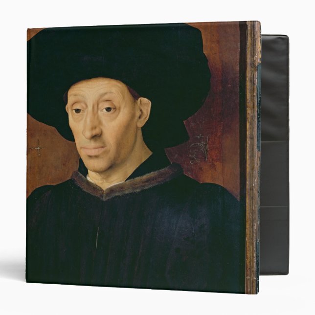 Man with a Glass of Wine 3 Ring Binder (Front/Inside)