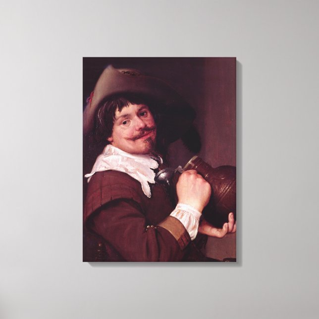 Man with a Jug Canvas Print (Front)