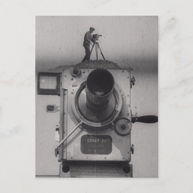 Man with a Movie Camera (1st Shot) Postcard (Front)