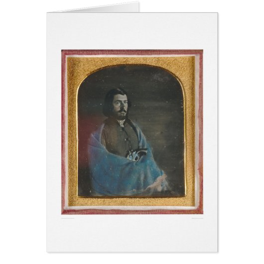 Man with blue cloak and revolver (40455) (Front)