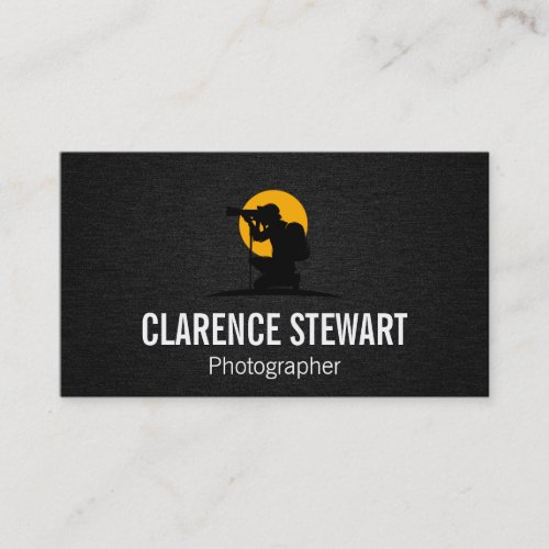 Man with Camera | Photography | Creative Business Card