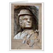 Man with hat carved in wood (Front)