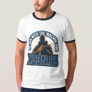 Man with Machine Guns T-Shirt