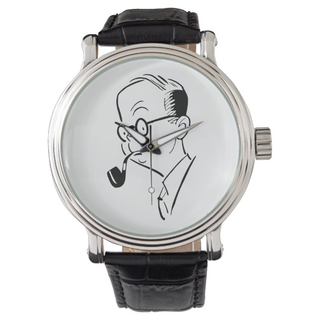 Man with pipe watch (Front)